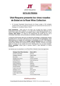 2018_05_23 Utiel-Requena celebra un evento de vinos rosados 0