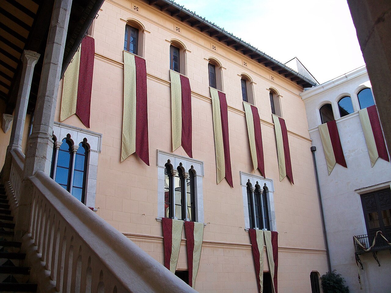 Fachada del Palacio Ducal de los Borja en Gandía