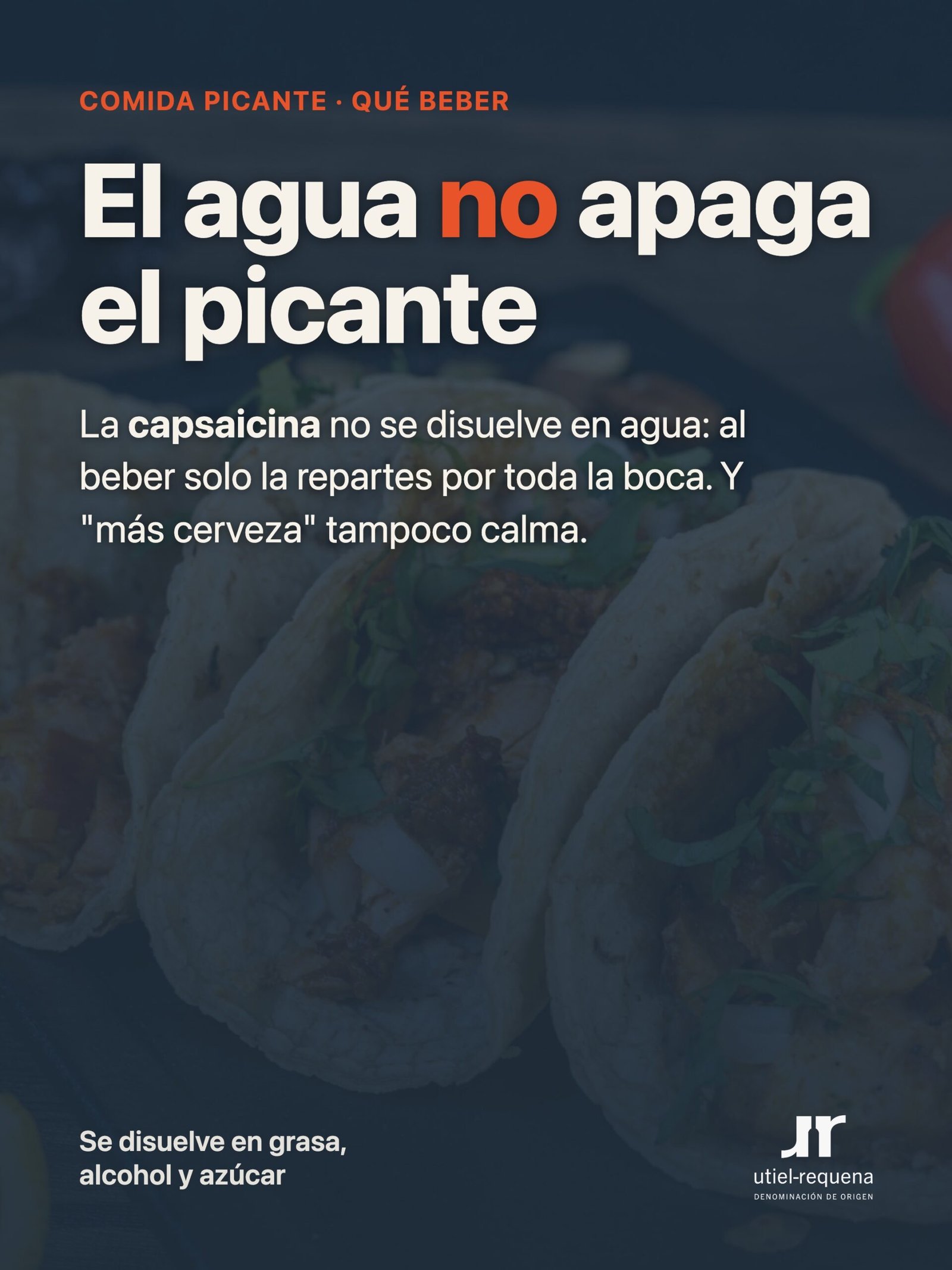 Por qué el agua no apaga el picante: la capsaicina no se disuelve en agua