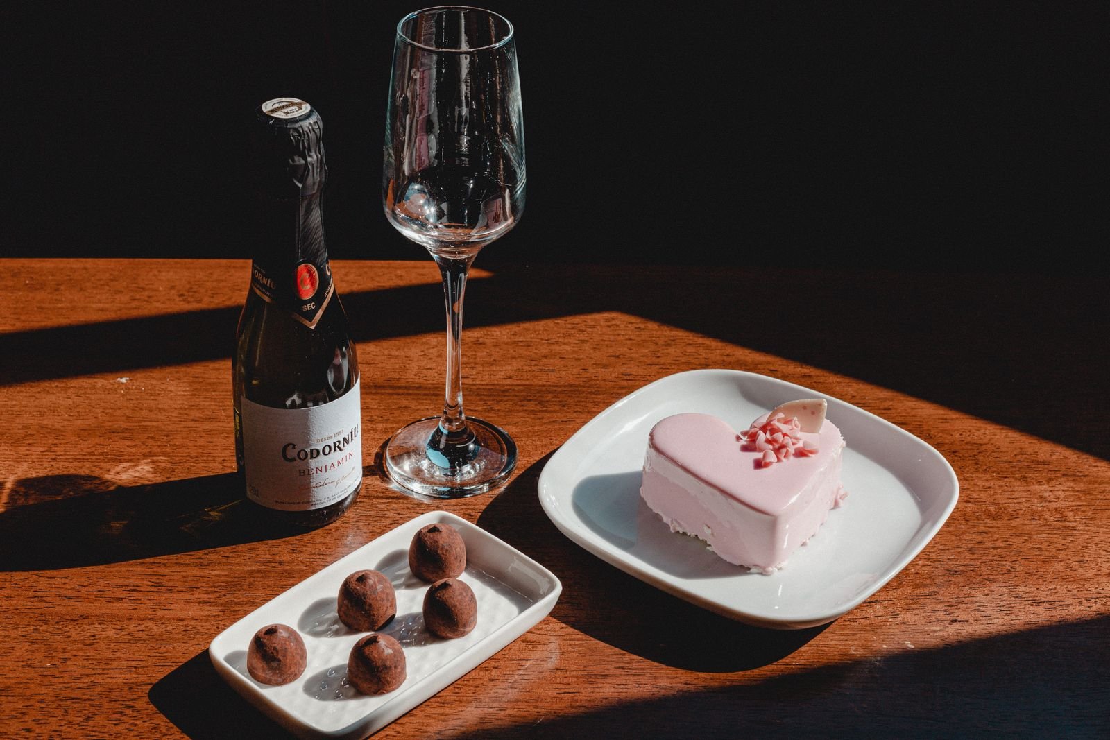 Vino espumoso y trufas de chocolate, el comodín del maridaje