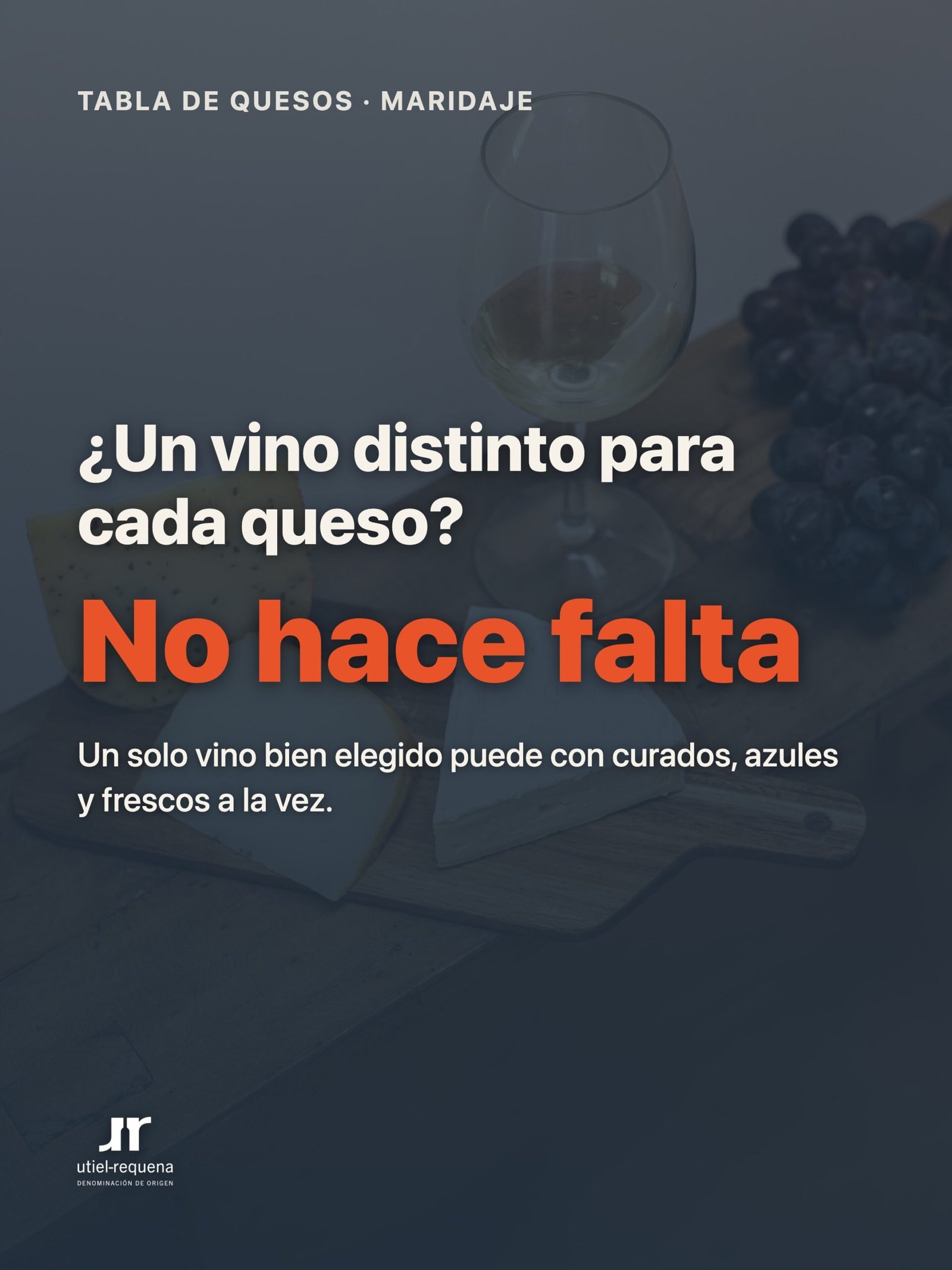 Un solo vino puede con una tabla de quesos variados: el mito de cada queso su vino