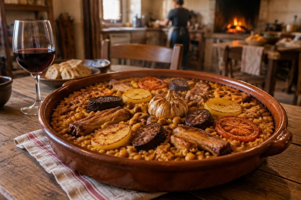 Arroz al horno y los demás arroces del interior valenciano