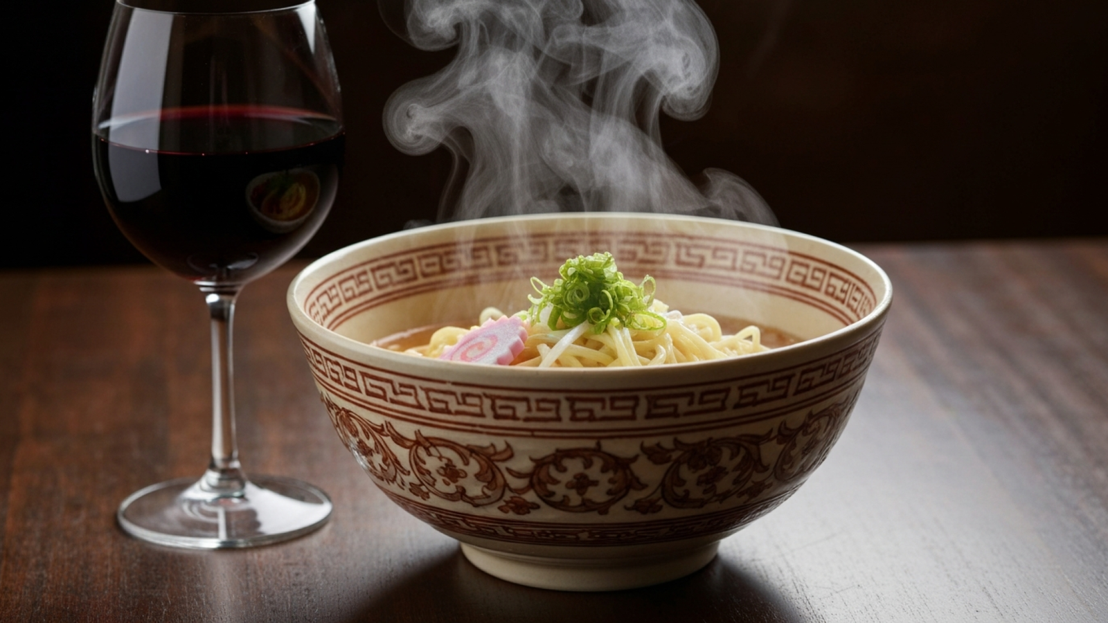 Ilustración del artículo: Bobal ramen maridaje